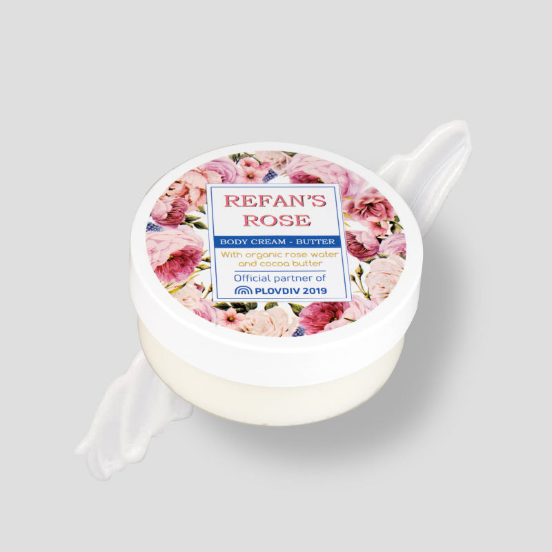 Rose body butter creme